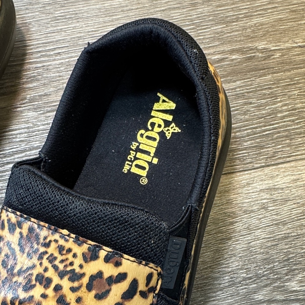 Alegria Cheetah Print flats Sneakers woman’s 41 (s70) - Picture 3 of 9